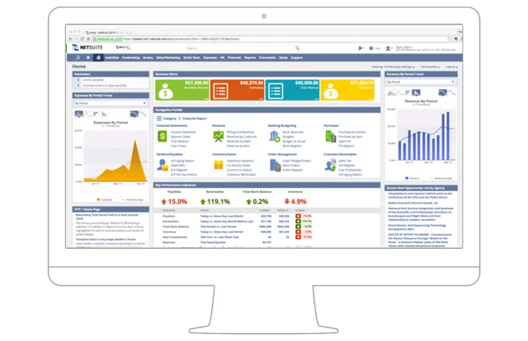 Netsuite Dashboard - Bae360